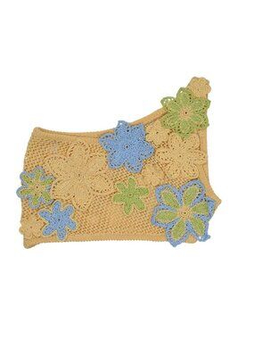 Bydee The Nammos Crochet Top in Zesti